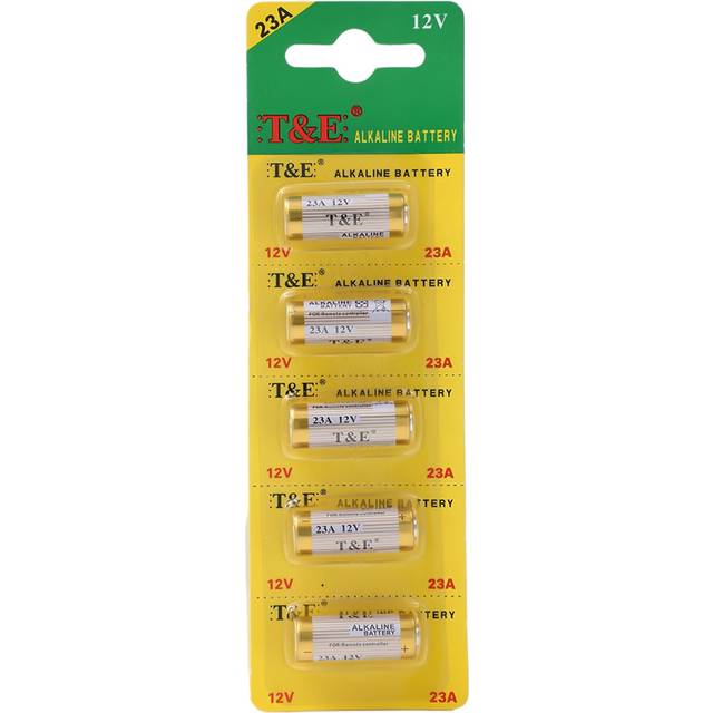 23a 12v alkaliska batterier 23a 23ae a23 e23a v23ga mn21 gp23a lrv 08 8 f 10r 8 lr 23 8 lr 923 torrbatteri för fjärrkontrollradio - 5 st