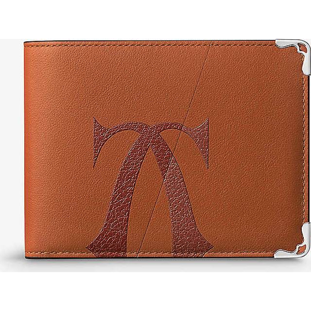Cartier Cubano Must De Leather and Palladium Wallet - CUBANO