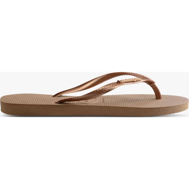Havaianas Slim Logo Metallic Rose Gold - Pink (BRA-35/36)