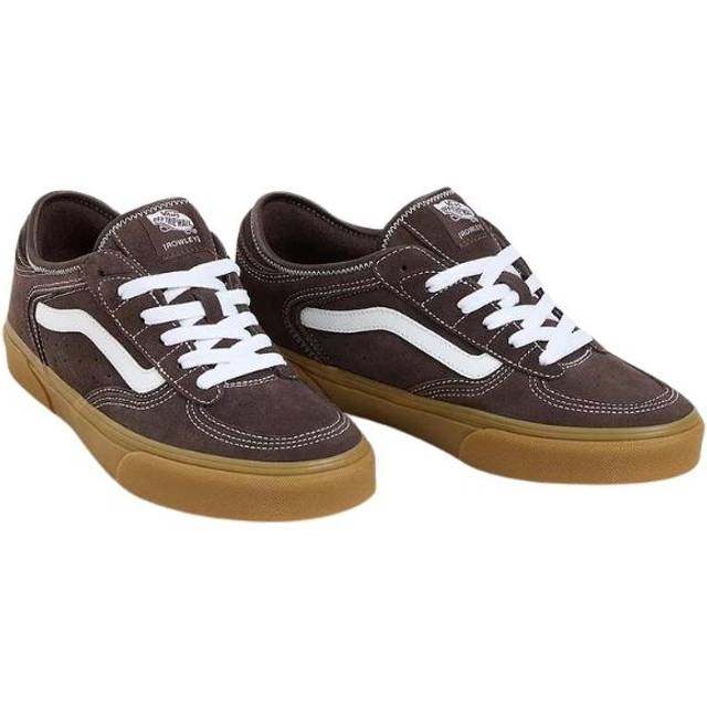 Rowley Classic Suede Trainers - Chocolate - 42 (8)