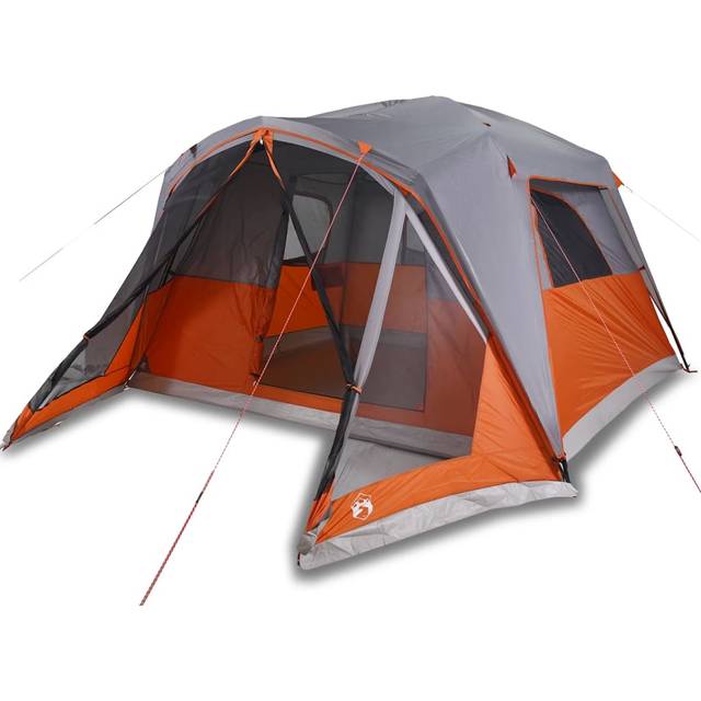vidaXL Family Tent with Porch 6-Person Blue Waterproof