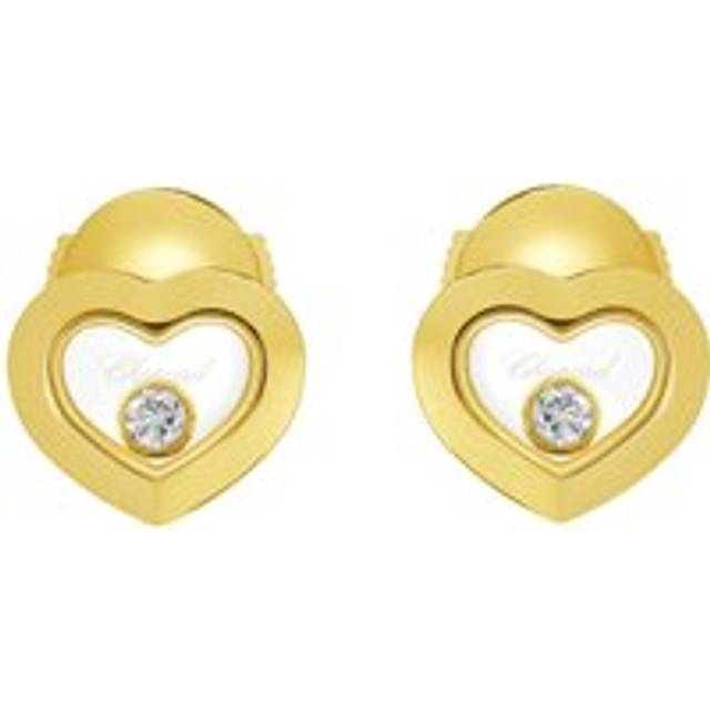 Chopard Happy Diamonds Icons 18ct Yellow Gold 0.10ct Diamond Stud Earrings