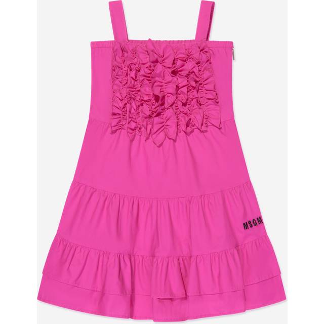 MSGM, Dresses, female, Pink, 12 Y, Ruffle Dress