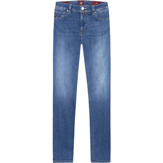 Tramarossa, Jeans, Herr, W34, Bomull, Högkvalitativa herrjeans, regular passform - blue (W34)