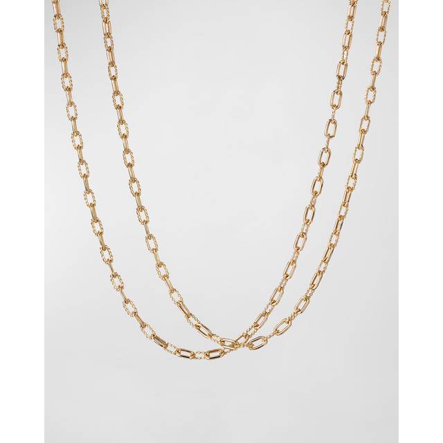 DY Madison® Chain Necklace In 18ct Yellow Gold, 3mm