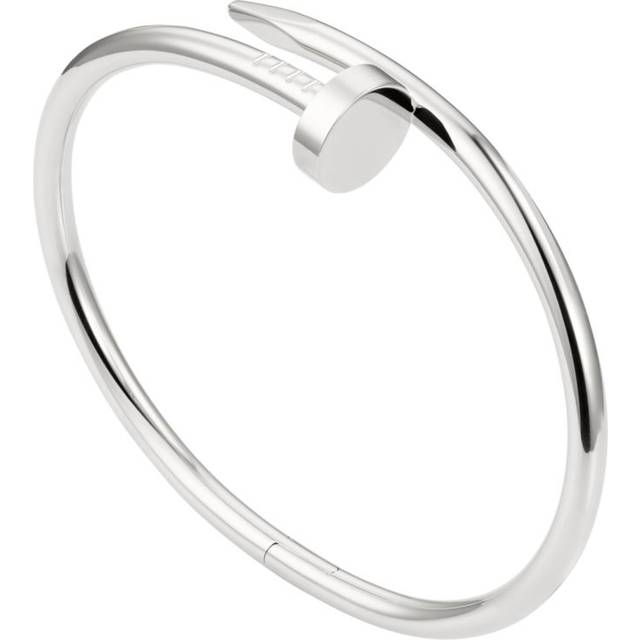 Cartier White Gold Juste un Clou Bracelet - Silver - 15