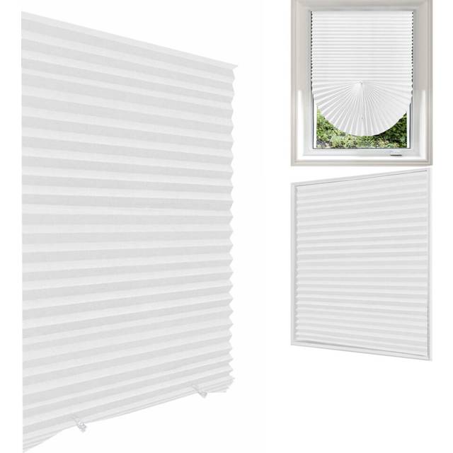 Temporary Blinds for Windows,No Drill Blinds Stick on Curtains Blinds for Bedroom Kitchen Bathroom Windows,Light Filtering Privacy Protection,Easy to