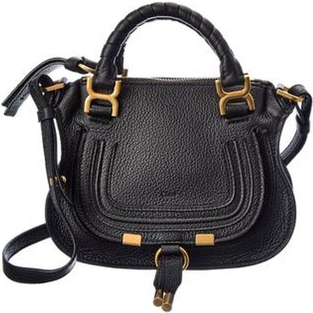 Chloé Marcie Mini Double Carry Leather Shoulder Bag
