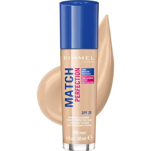 Rimmel London Match Perfection Foundation N&#xBA; 100-Ivory 30ml