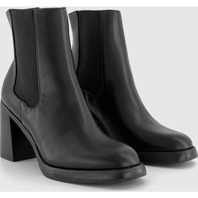 OFFICE Womens Announce Platform Chelsea Boots Black, 8