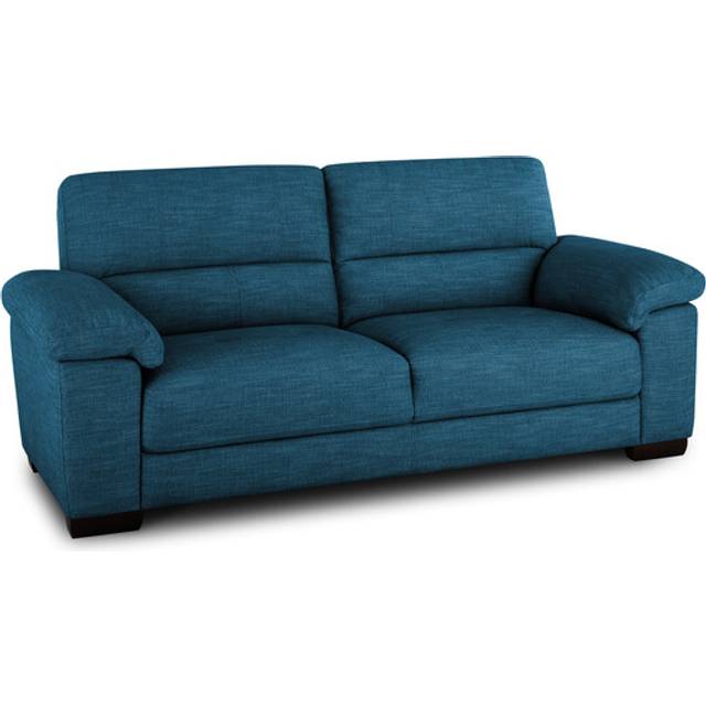 Teal Fabric Sofas - 3 Seater Sofa - Turin Range - Oak Furnitureland