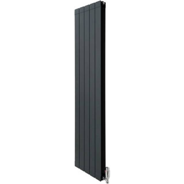 Monster Shop 7319BTU Anthracite Grey Aluminium Radiator with Valves 1800 x 395mm - MonsterShop - 180 x 40 x 8cm