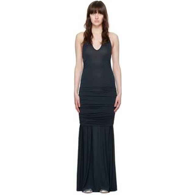 Paloma Wool Navy Tilt Maxi Dress - 134 Navy - XL