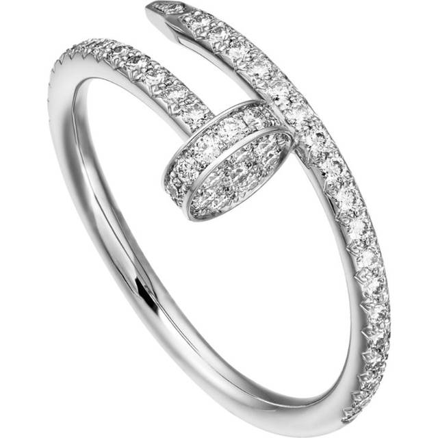 Cartier White Gold and Diamond Juste un Clou Ring - 50