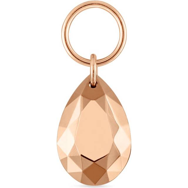 Maria Tash Faceted Pear Charm - Rose Gold - 6.5mm