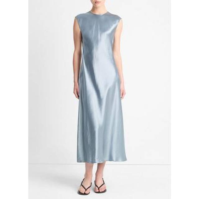 Vince Satin midi dress