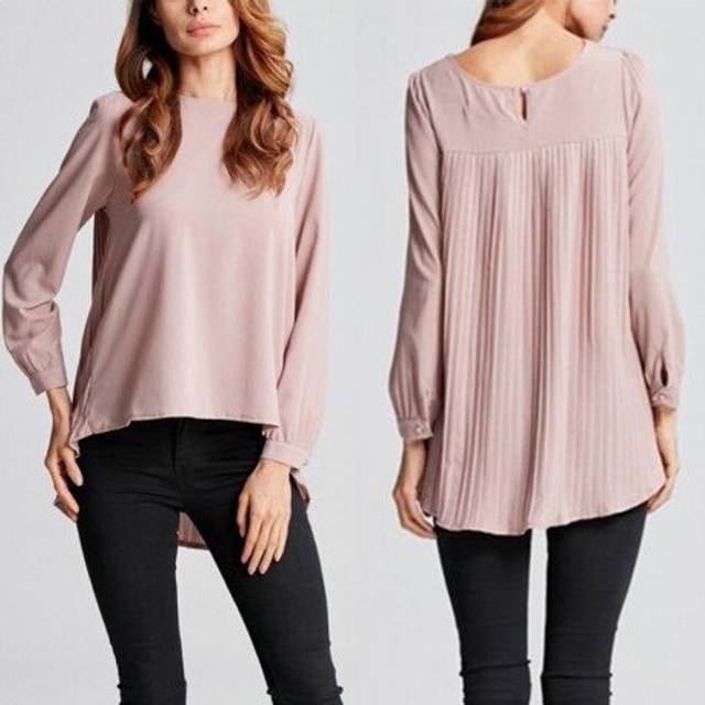 (3XL, wine red) Fashion Asymmetrical Blouse 2020 ZANZEA Women's Pleated Tops Casual OL Work Blusas Female Long Sleeve Summer Shirts Plus Size