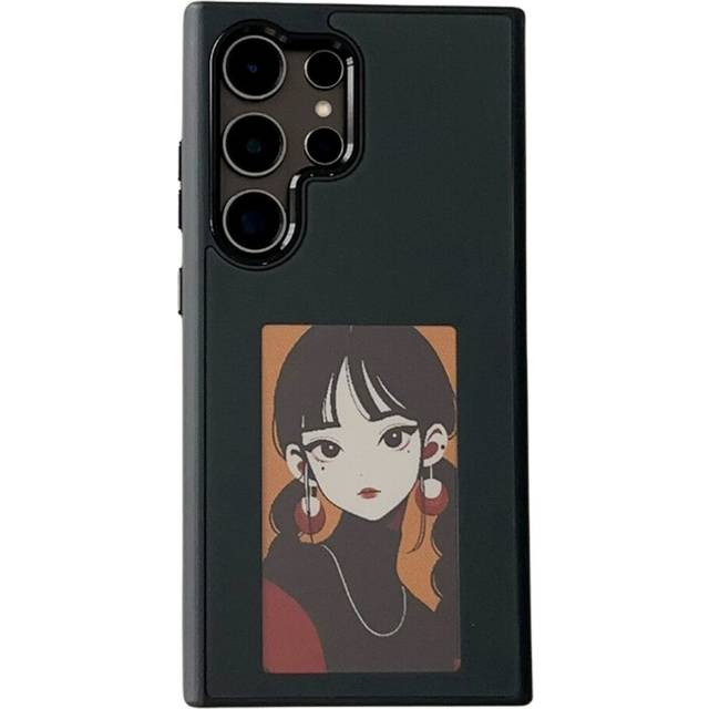 Case for samsung s24 ultra with nfc e ink smart display for photos images