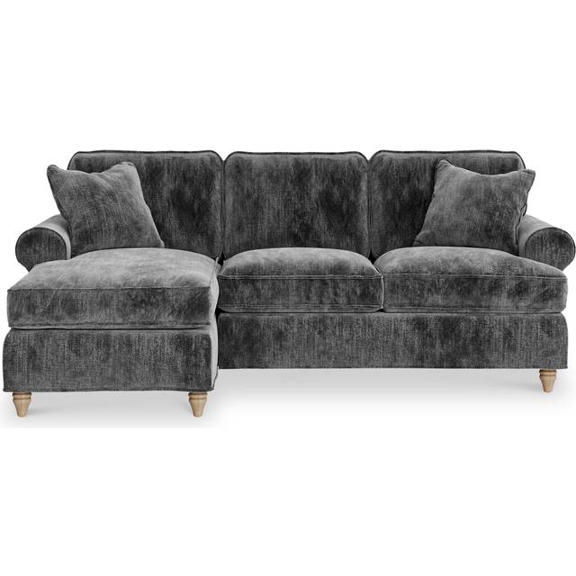 Alfie Chaise Sofa | 8 Chenille Colours | Express Delivery | Roseland
