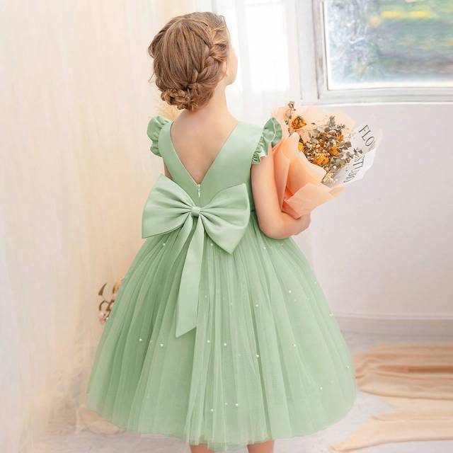 SHEIN Young Girl Ruffle Edge Net Tulle Party Dress, Elegant Princess Style Dress Suitable For Birthday Party, Valentine&#39;s Day Gift, Ball Gown, Casual Daily