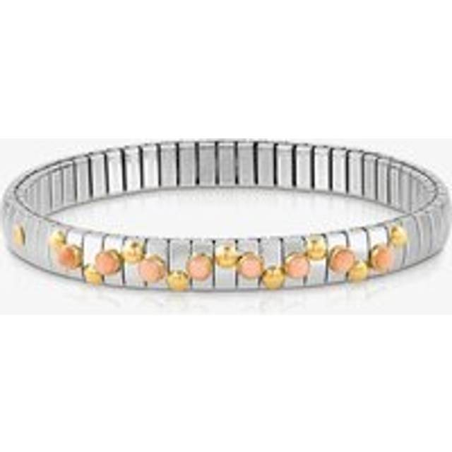 Nomination Extension 8 Pink Coral 18ct Gold Bracelet 044602/006