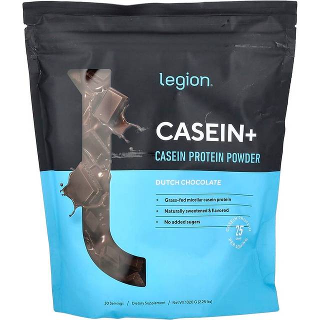 Legion Athletics  Casein+  Casein Protein Powder  Dutch Chocolate  2.25 lbs (1 020 g)