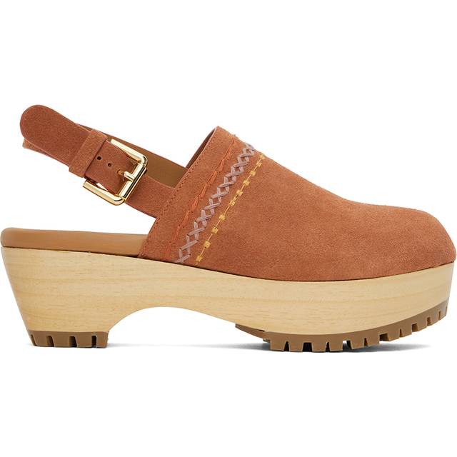 See by Chloé Orange Pheebe Clogs - 810-MEDIUM ORANGE - IT 40