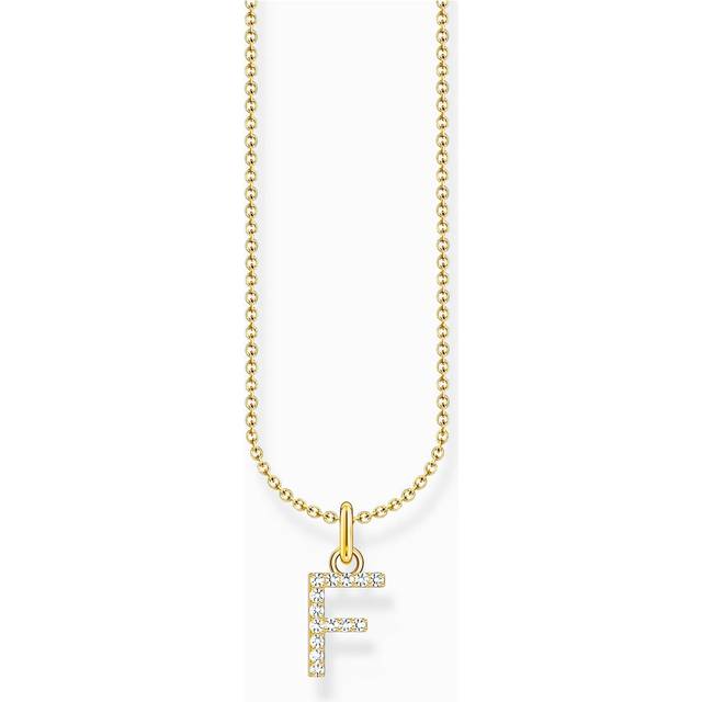 Thomas Sabo Halskette - Buchstabe F - KE2245-414-14-L45V - gold