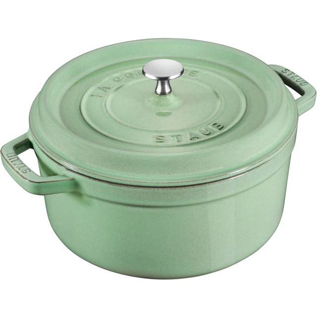 Gjutjärnsgryta 26 cm, salviagrön - Sage green
