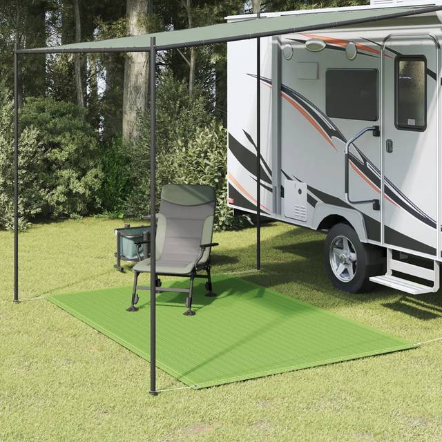 vidaXL Tent Carpet Light Green 200x300 cm HDPE - light green