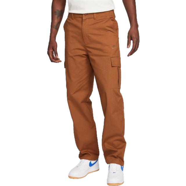 Nike Club Men's Cargo Trousers - Brown - Cotton/Elastane - 34/30