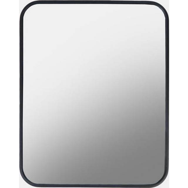 OHS Framed Bathroom Wall Vanity Mirror - Black