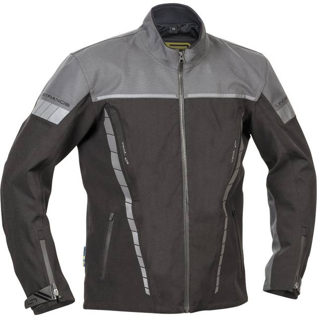 Lindstrands textiljacka Bydalen Svart/stålgrå 48 Textil jackor (48)