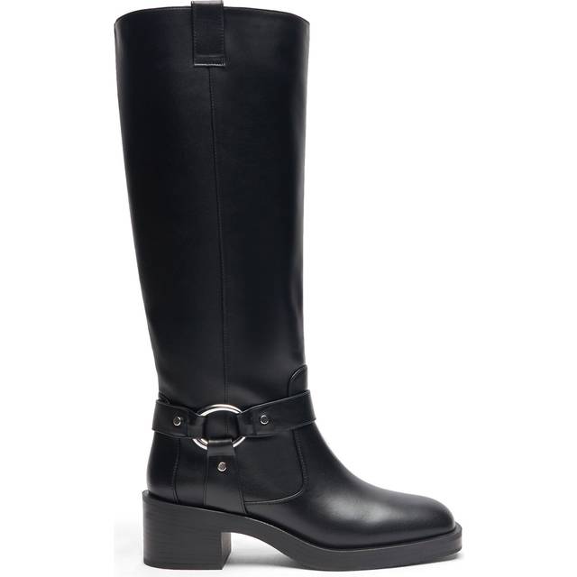 Stuart Weitzman, JAX KNEE-HIGH BOOT, Last chance, BLACK, SMOOTH CALF