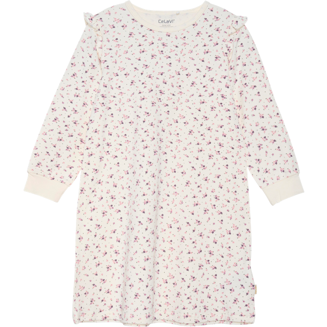 CELAVI Nightdress -Aop |Kräm |120