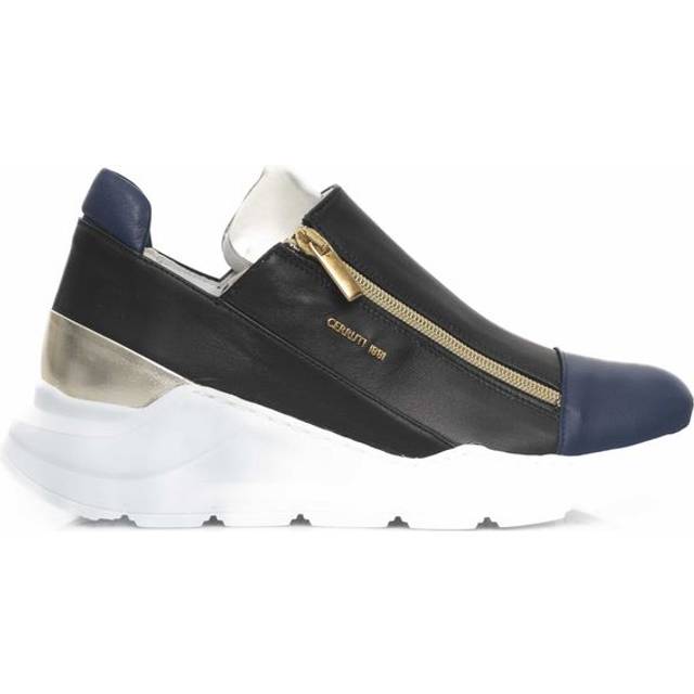 Cerruti 1881 Black GOAT Leather Sneaker - EU38/US8