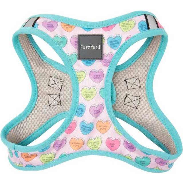 FuzzYard Step-In Harness - Candy Hearts / XXS (XXS)