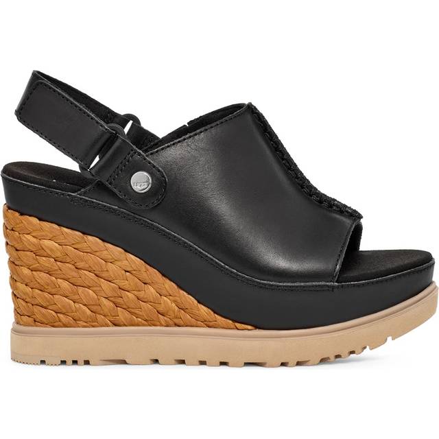 UGG Dam Abbot justerbar glidsandal, svart, 8 UK, Svart, 41 EU