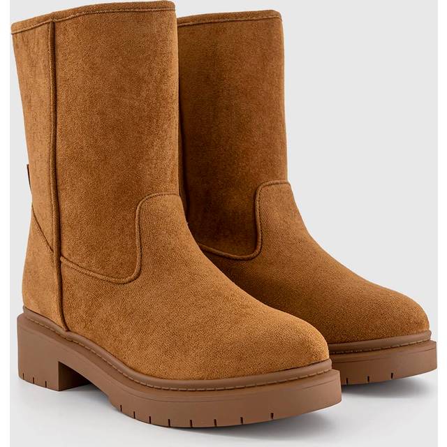 OFFICE Womens Alaska Warm Lined Boots Tan, 5
