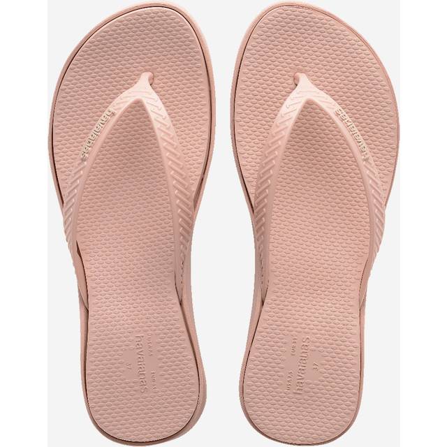 Havaianas Womens Ballet Rose High Platform Logo-embossed Rubber Flip-flops Eur 35 / 2 Uk Women - BALLET ROSE
