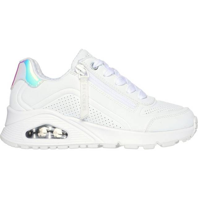 Skechers Uno Gen1 Sneaker för flickor, Vitt, 5 UK
