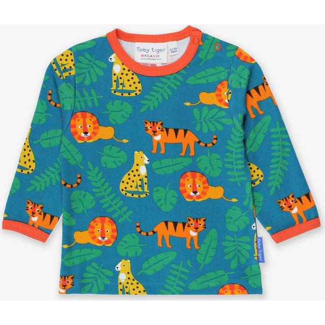 Organic Wild Cats Print T-Shirt - 4-5y 110cm