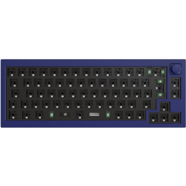 Keychron Q2 QMK ISO Barebone Knob Version - Navy Blue