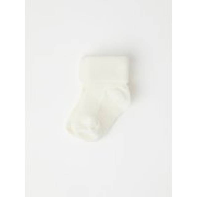 Merino Baby Socks - White - 1-4m x 13/15