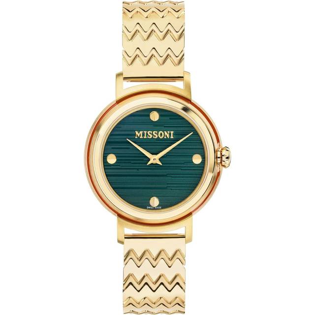Fiammato Green Stainless Steel Watch
