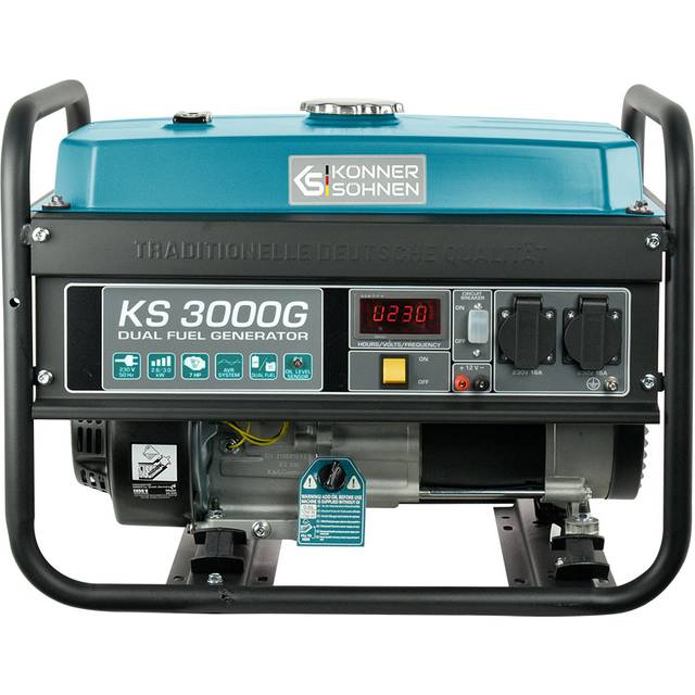 Portable generator KS 3000G DUAL FUEL LPG/petrol max power of 3000 W