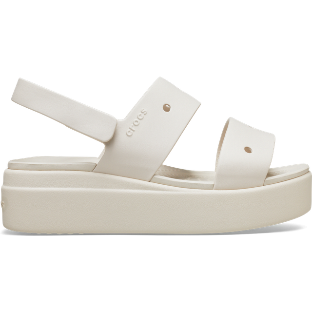 Crocs Brooklyn 4U - Cream, Cream, Size 3, Women