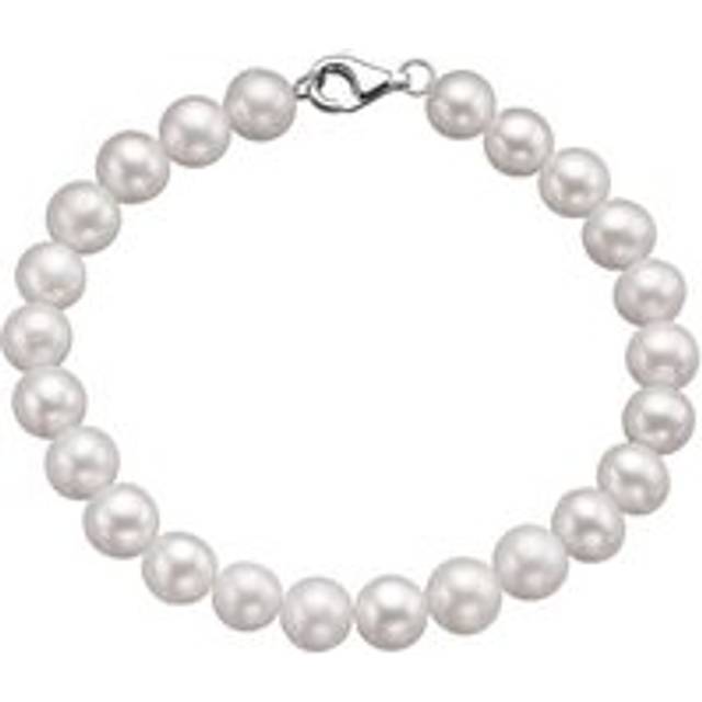 Silver Freshwater Cultured Pearl Bracelet - Silver/Pearl