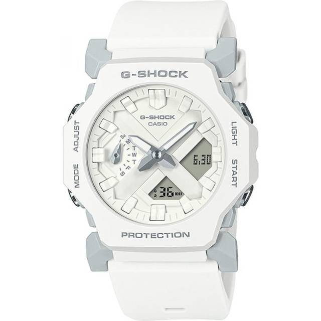 Casio g-shock ga-2300-7ajf analog digital quartz watch all white 42.1mm