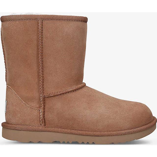 Ugg Brown Kids Classic Ii Sheepskin Boots 6-10 Years Eur 33.5 /1.5 Uk Adult - BROWN